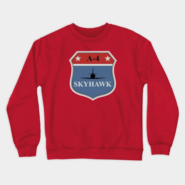 A-4 Skyhawk Crewneck Sweatshirt by Tailgunnerstudios